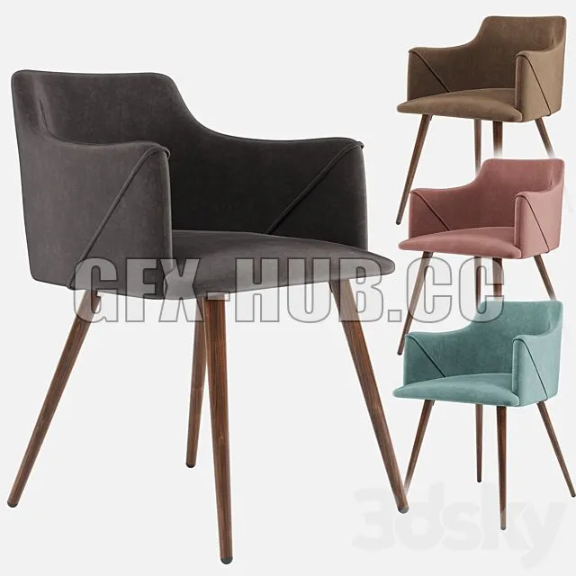 FURNITURE 3D MODELS – Monarch Chair Stool Group