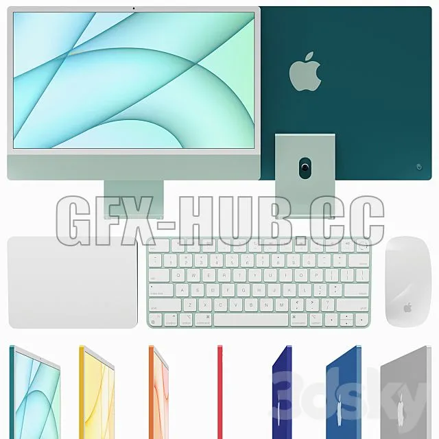 FURNITURE 3D MODELS – Monoblock Computer Apple iMac