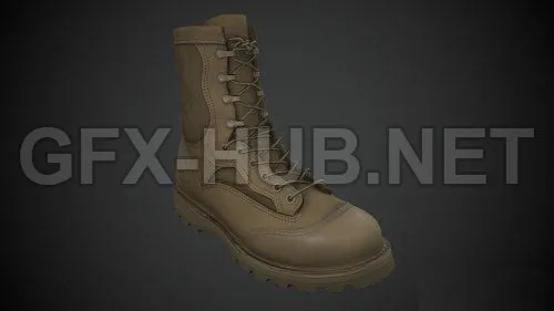 PBR Game 3D Model – Danner 15660X Boots