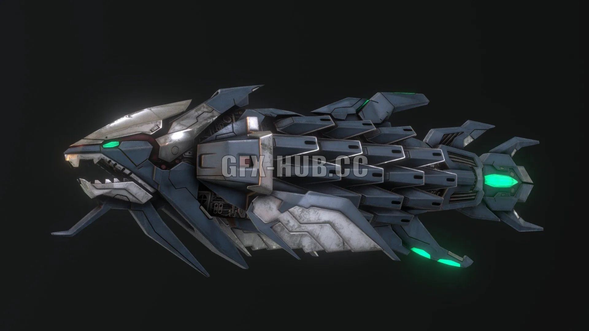 PBR Game 3D Model – DARIUSBURST