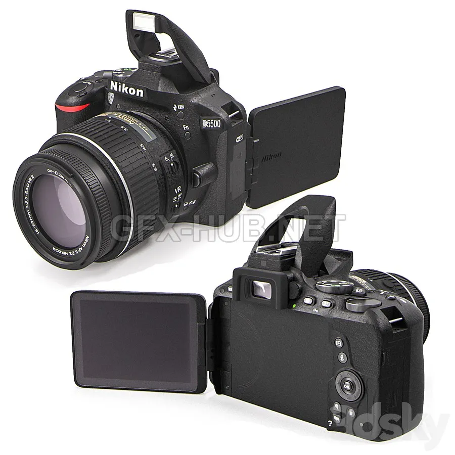 FURNITURE 3D MODELS – Nikon D5500