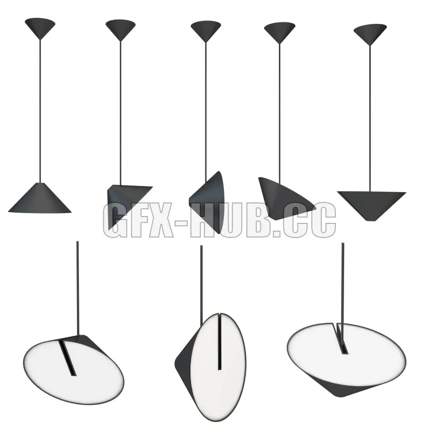 FURNITURE 3D MODELS – Nod Daisuke Kitagawa pendant lamp