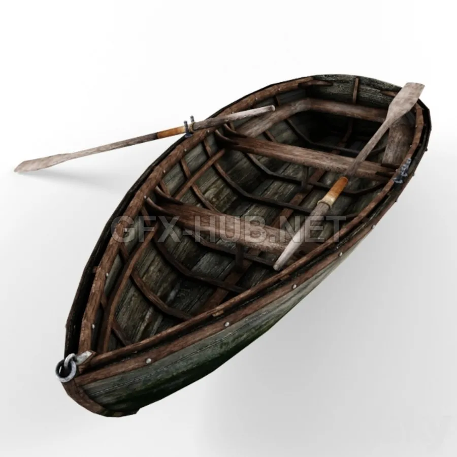 FURNITURE 3D MODELS – Old boat
