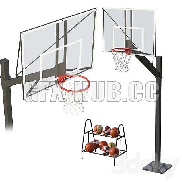 FURNITURE 3D MODELS – Basketball Hoop