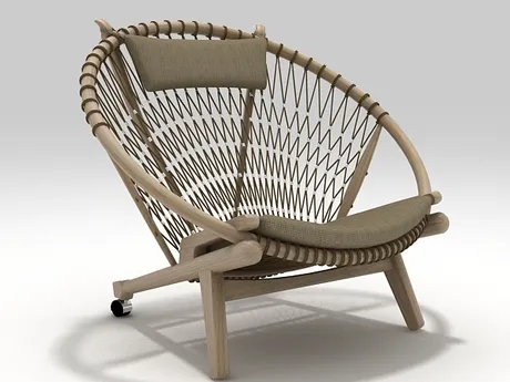 FURNITURE 3D MODELS – PP130 Circle chair