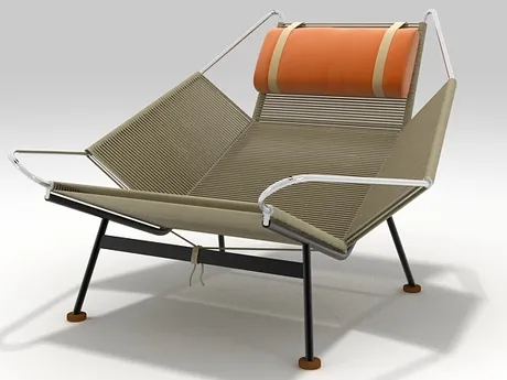 FURNITURE 3D MODELS – PP225 Flag Halyard Chair