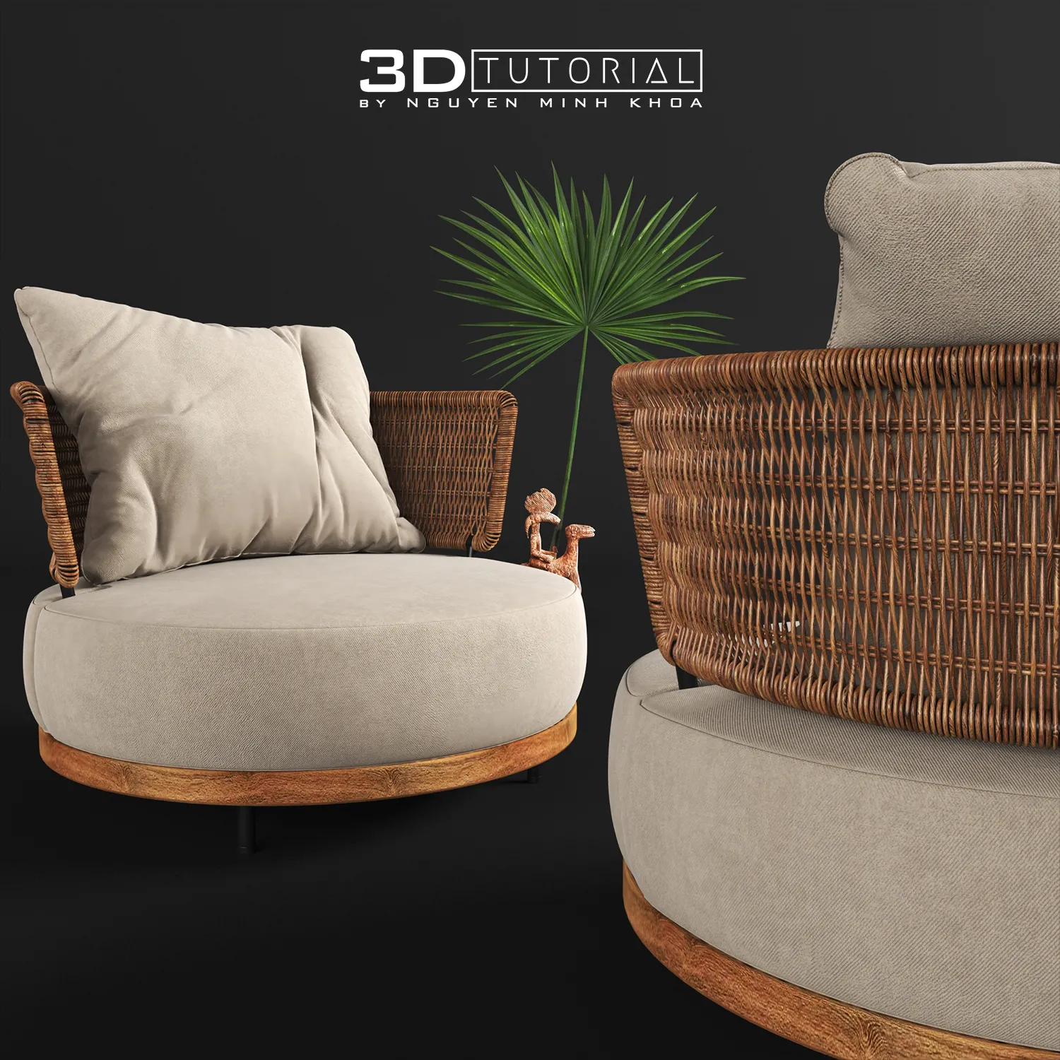 FURNITURE 3D MODELS – Quadrado Sofa modelbyNguyenMinhKhoa