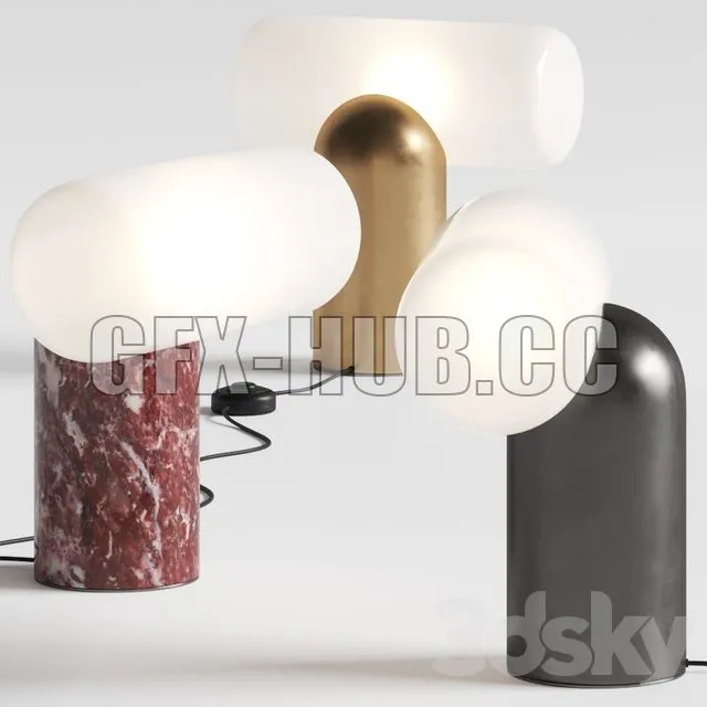 FURNITURE 3D MODELS – Roche Bobois Amor Table Lamps