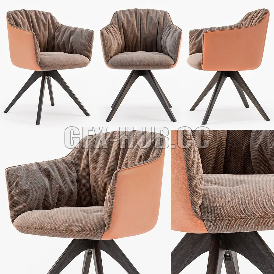 FURNITURE 3D MODELS – Rolf Benz 641 Chair