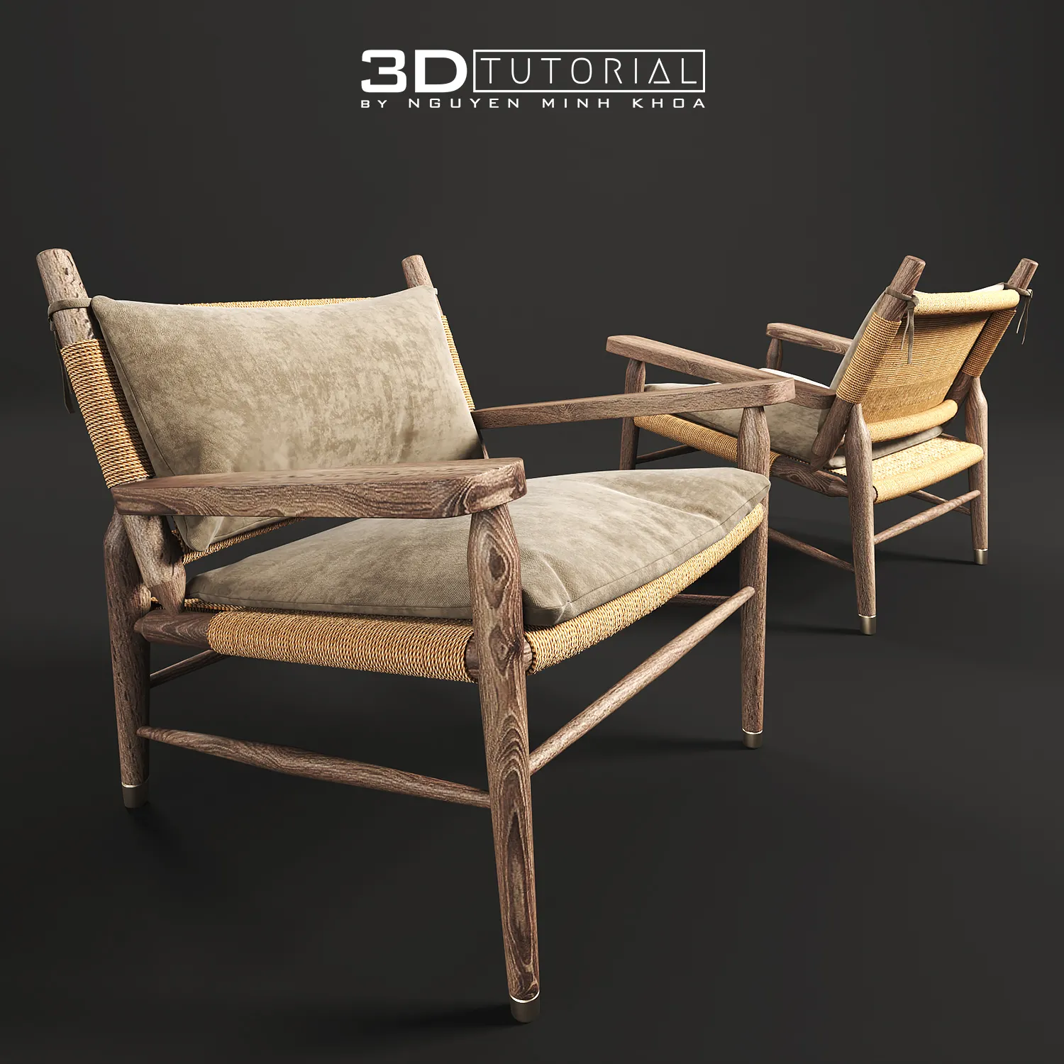 FURNITURE 3D MODELS – Rope chair modebyNguyenMinhKhoa