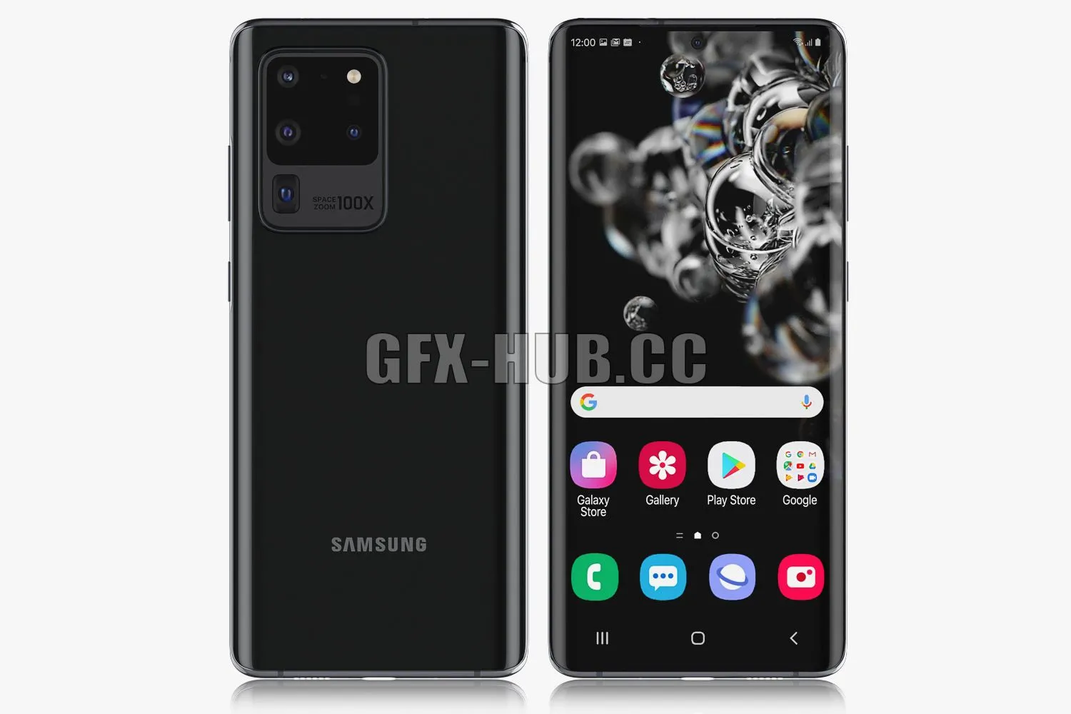 FURNITURE 3D MODELS – Samsung Galaxy 20 Ultra 5G Cosmic Black