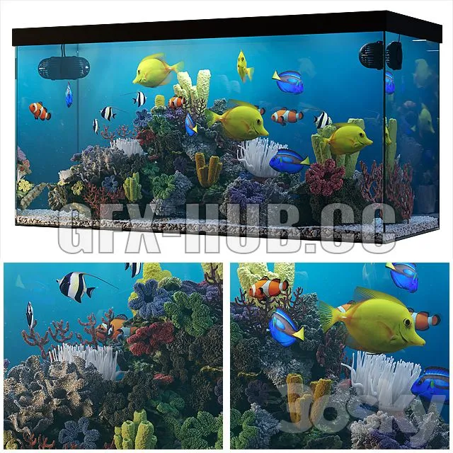 FURNITURE 3D MODELS – Seawater Aquarium