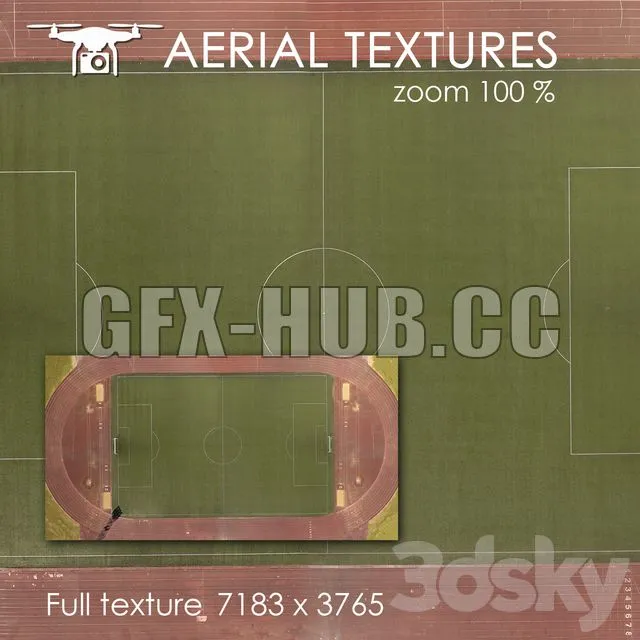 FURNITURE 3D MODELS – Soccer Field 64 for exteriors