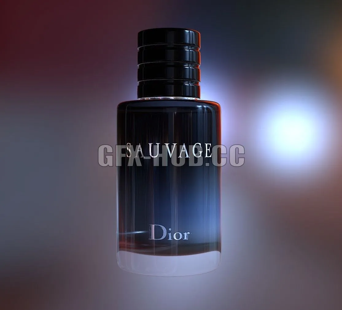 PBR Game 3D Model – Dior Sauvage
