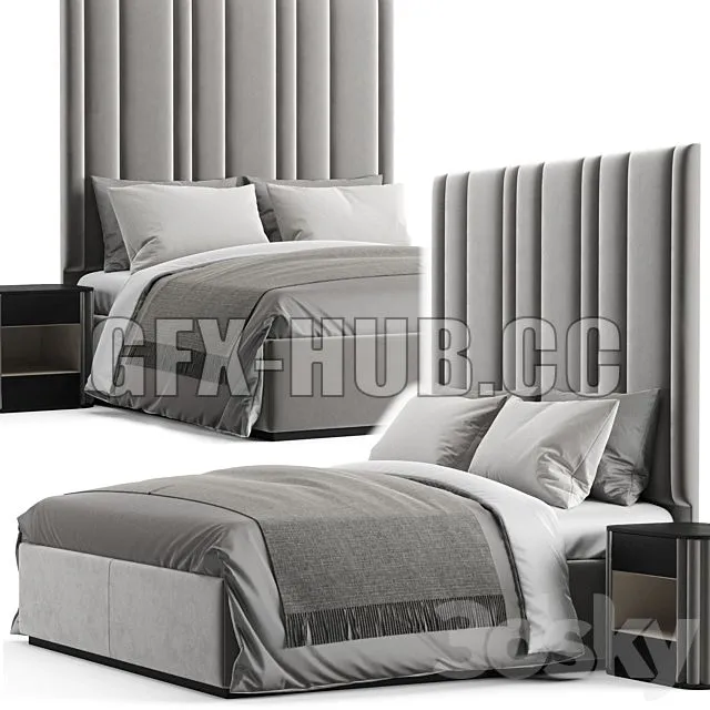 FURNITURE 3D MODELS – Theo Bed by The Sofa And Chair Company