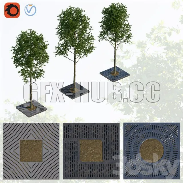 FURNITURE 3D MODELS – Trees and Lattice
