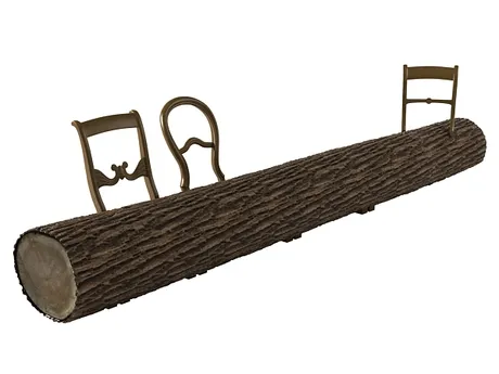 FURNITURE 3D MODELS – Tree-Trunk Bench