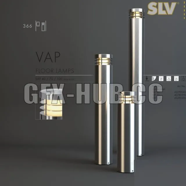 FURNITURE 3D MODELS – VAP 40-70-100 by SLV Lighting