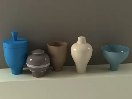 FURNITURE 3D MODELS – Vases 01