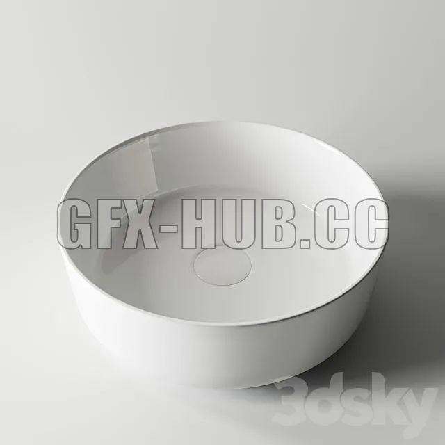 FURNITURE 3D MODELS – Washbasin Bowl Ceramica Nova Element Cn5001