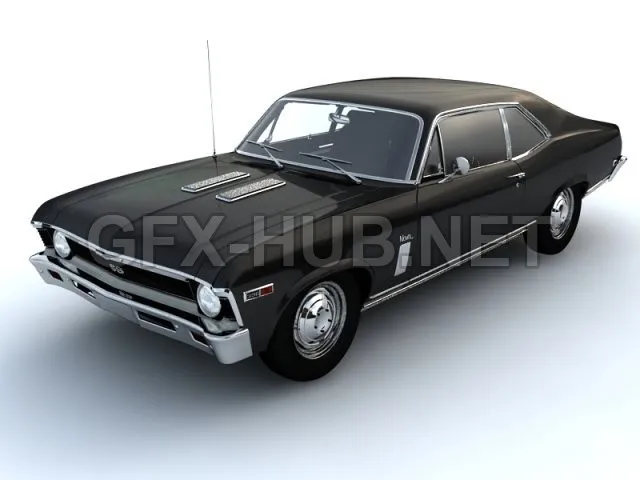 CAR – 1969 chevrolet nova ss 396 3D Model