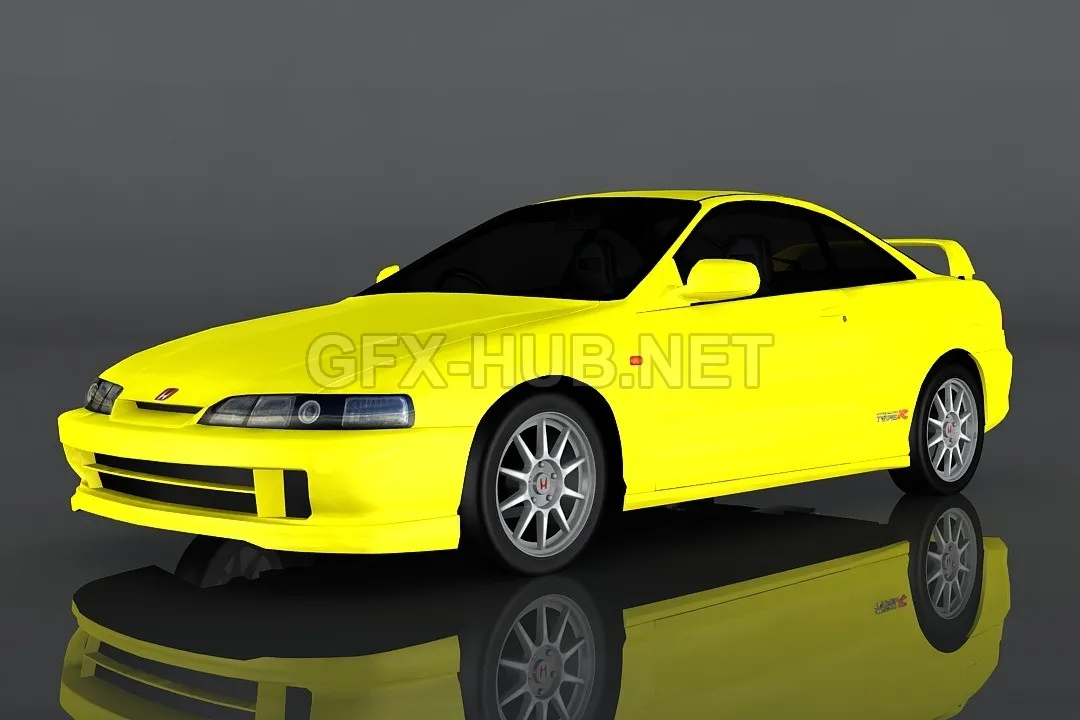 CAR – 2000 Honda Integra 3D Model