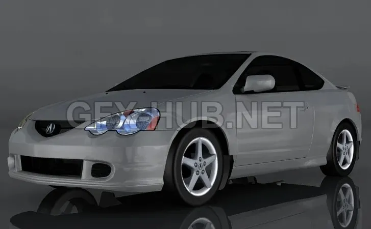 CAR – 2001 Acura RSX Type-S 3D Model
