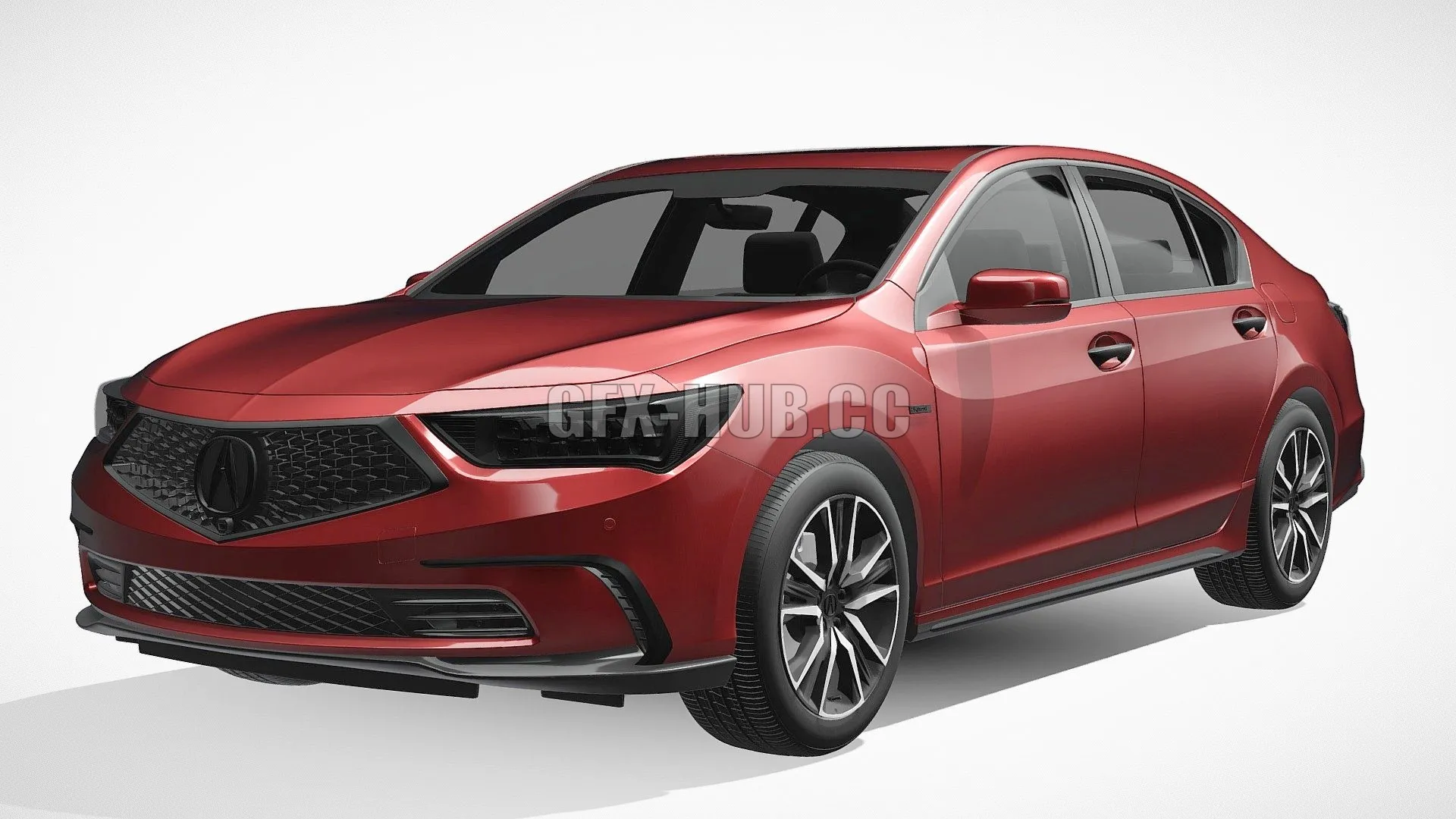 CAR – Acura RLX SH AWD 2021 (Blender) 3D Model