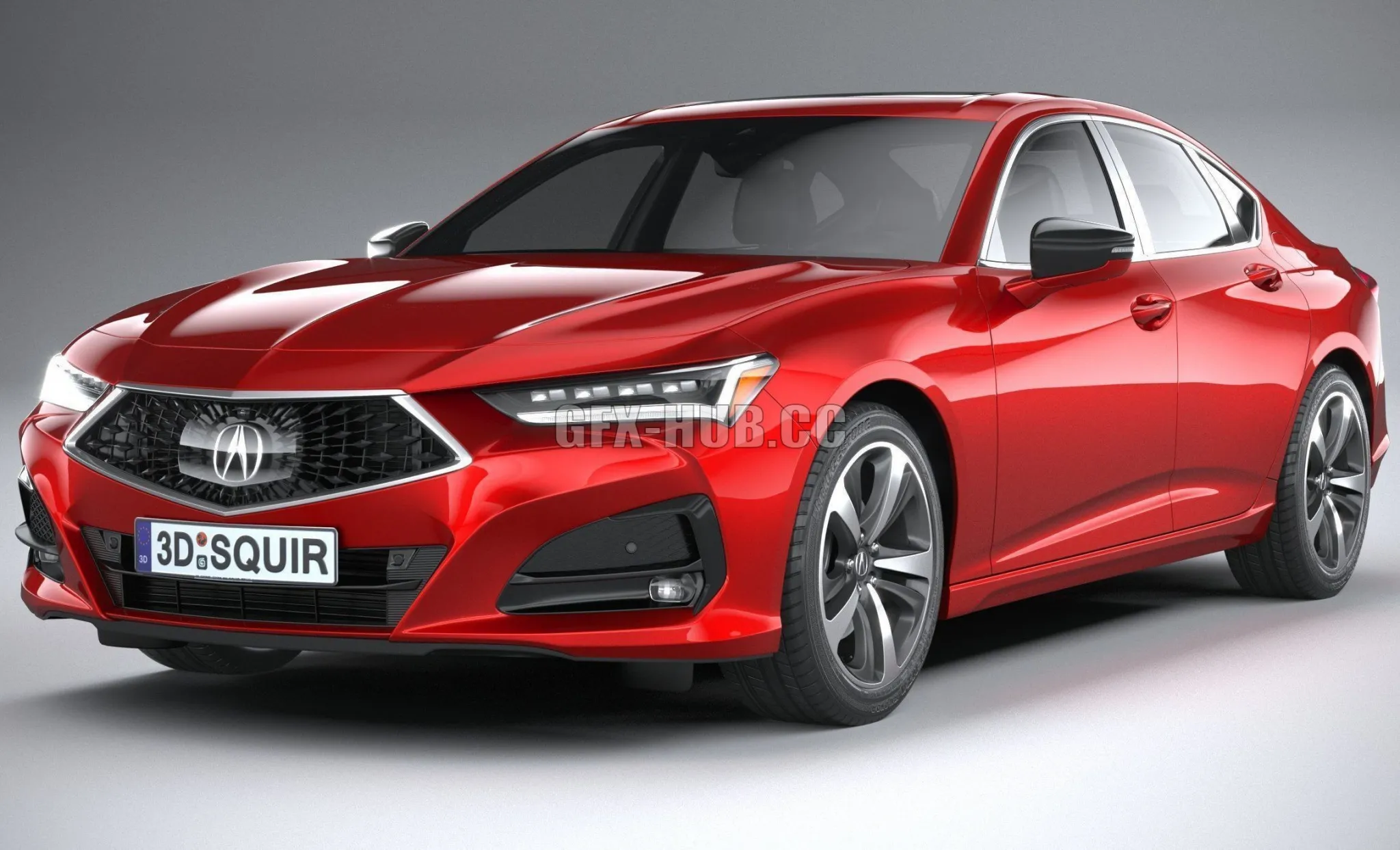CAR – Acura TLX 2021 3D Model