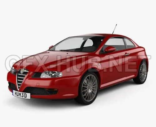 CAR – Alfa Romeo GT 2004 3D Model
