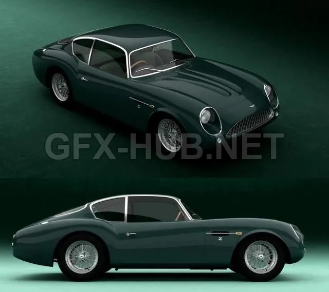 CAR – Aston Martin DB4GT Zagato 1960 3D Model