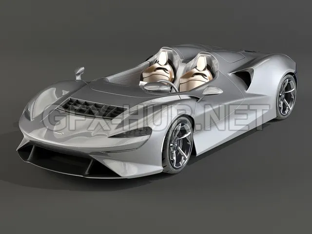 CAR – Aston Martin Elva 2021  3D Model