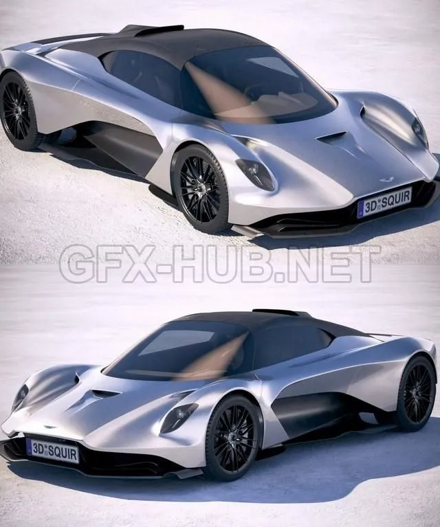 CAR – Aston Martin Valhalla 2020 3D Model