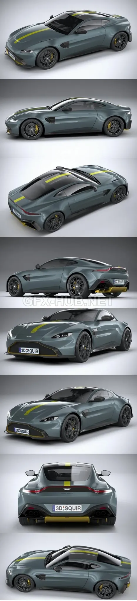 CAR – Aston Martin Vantage AMR 2020  3D Model