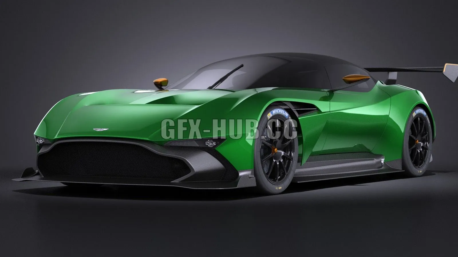 CAR – Aston Martin Vulcan 2016 3D Model