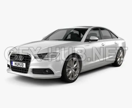 CAR – Audi A6 sedan 2012  3D Model