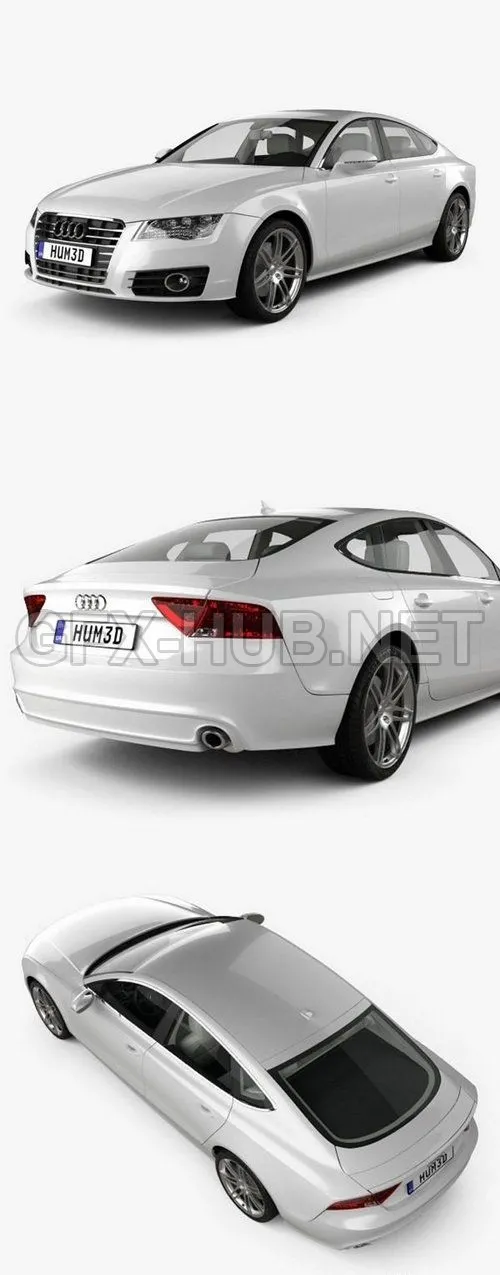CAR – Audi A7 Sportback 2011  3D Model