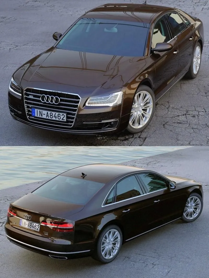 CAR – Audi A8 2014 3D Model