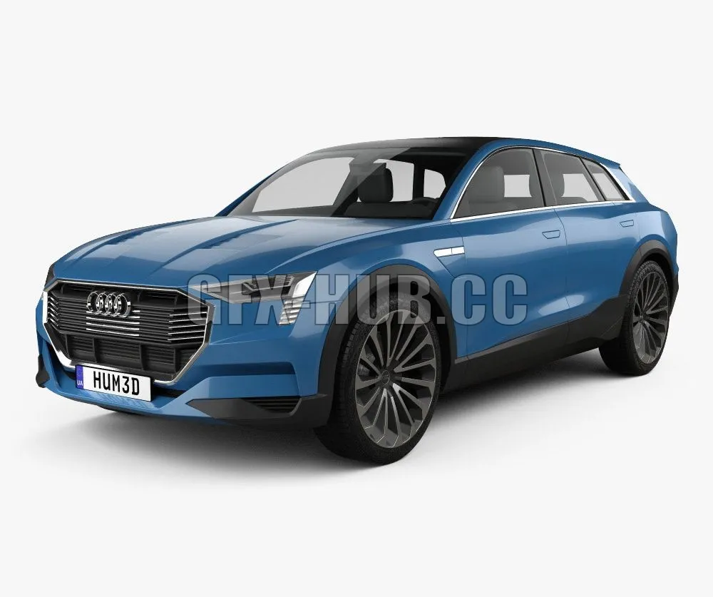 CAR – Audi E-tron Quattro 2015 3D Model