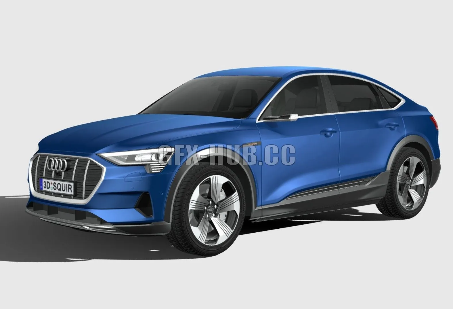 CAR – Audi E-Tron Sportback 2021 3D Model