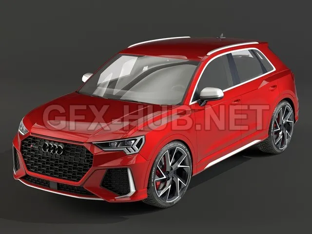 CAR – Audi RS Q3 2020  3D Model