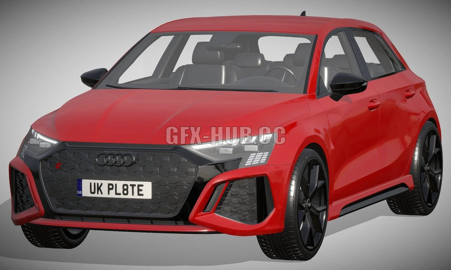 CAR – Audi RS3 Sportback 2021 3D Model