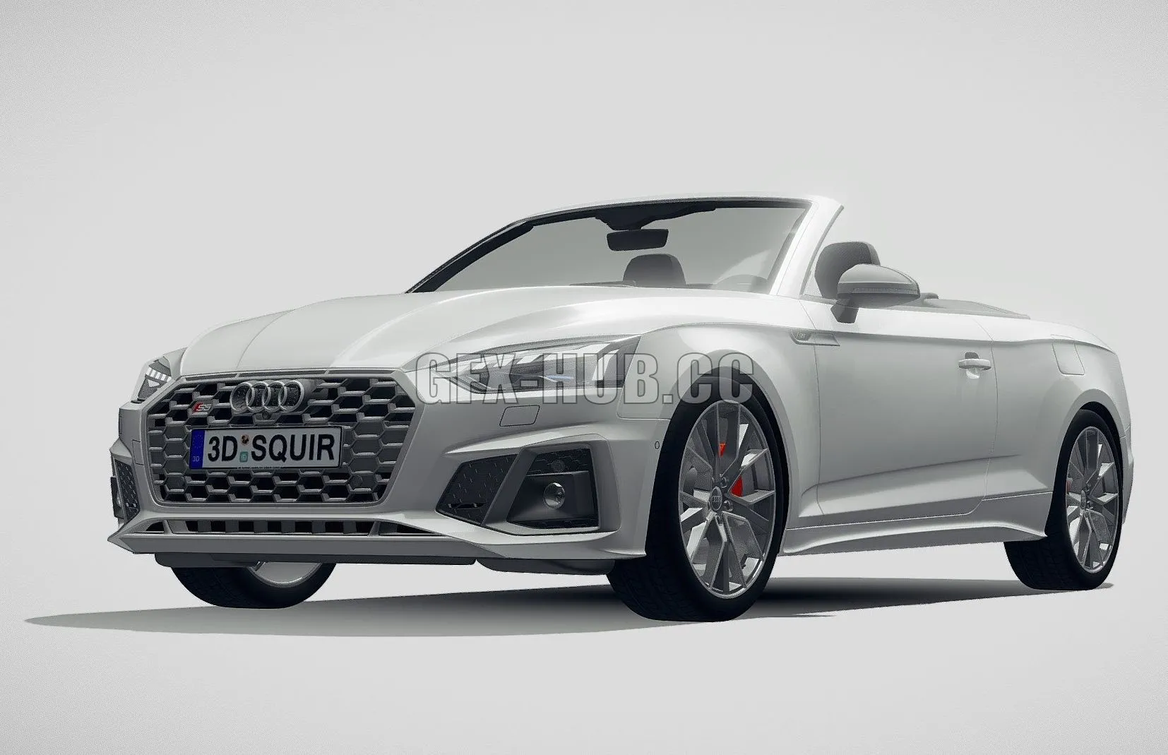 CAR – Audi S5 Cabrio 2020 3D Model