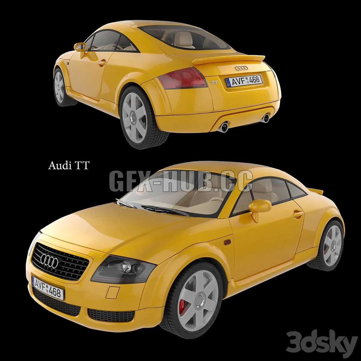 CAR – Audi TT 3D Model