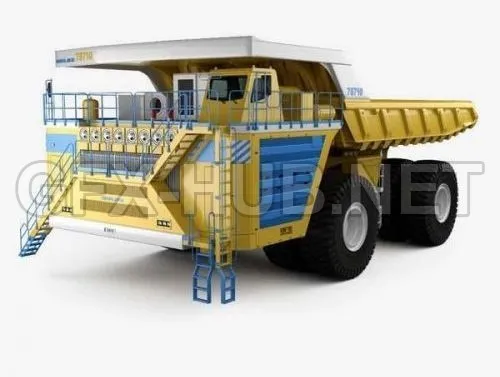 CAR – BelAZ 75710 Dump Truck 2013 3D Model