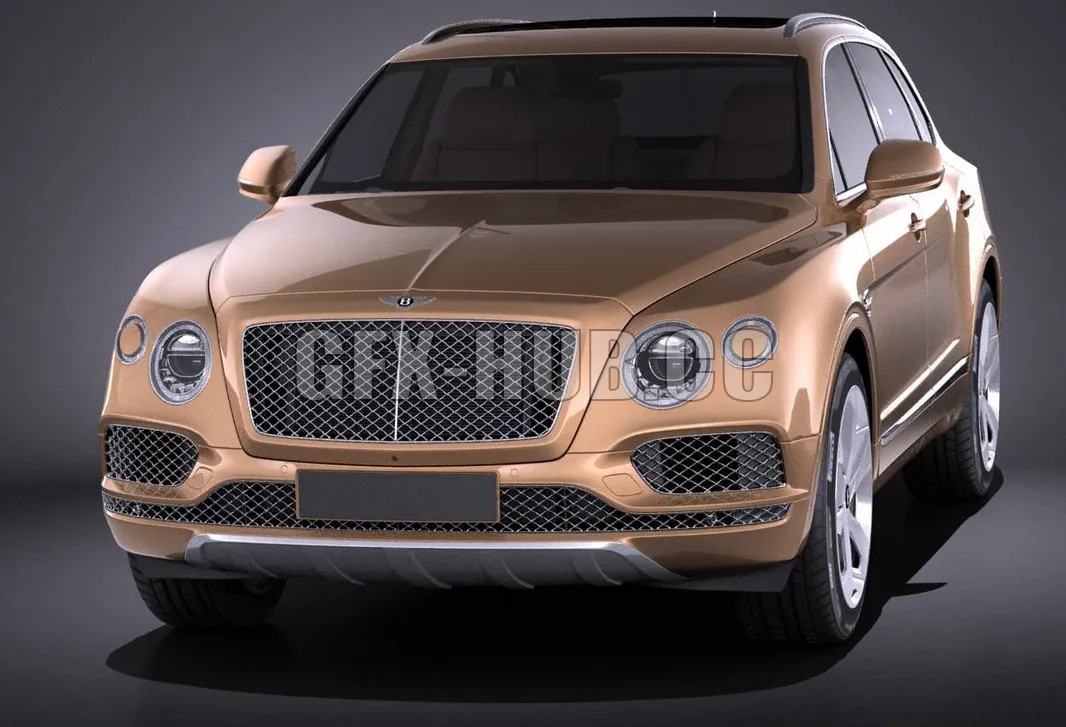 CAR – Bentley Bentayga 2016 3D Model