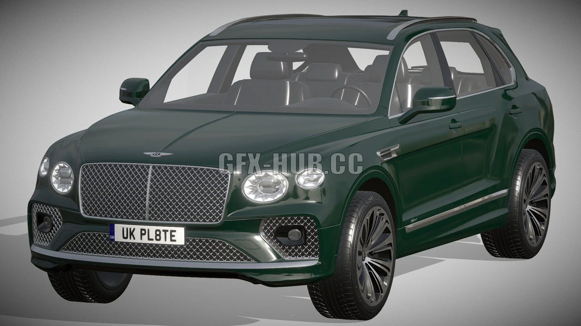 CAR – Bentley Bentayga Hybrid 2021 3D Model