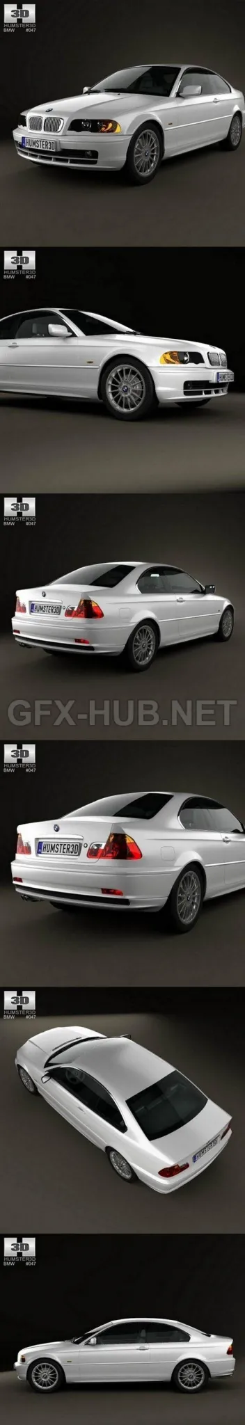 CAR – BMW 3 Series compact 2004  3D Model