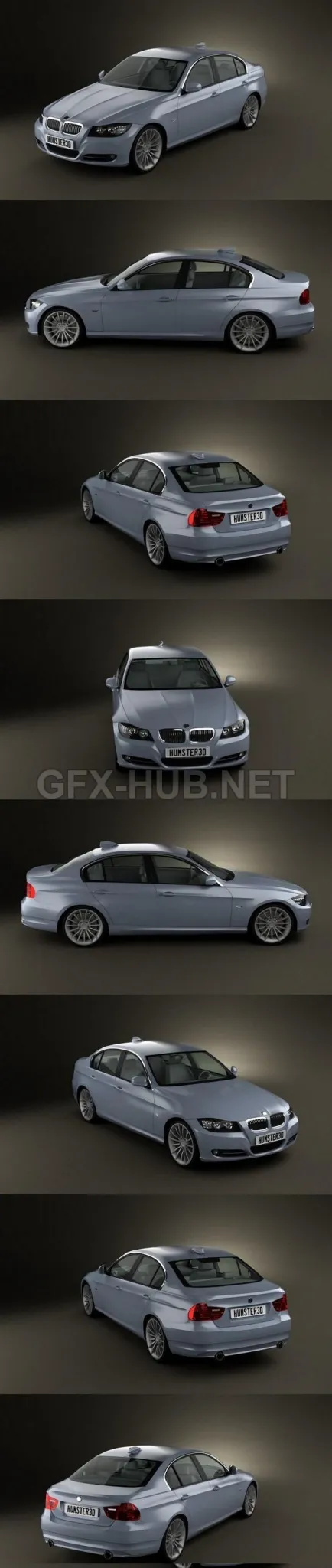 CAR – BMW 3 Series Sedan 2011  3D Model
