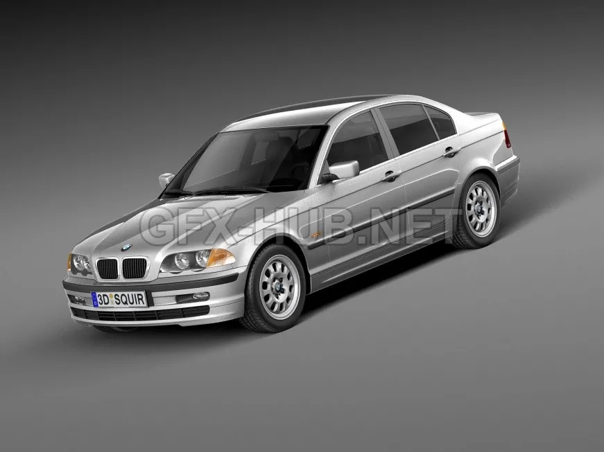CAR – BMW 3-series e46 1998-2001 sedan 3D Model